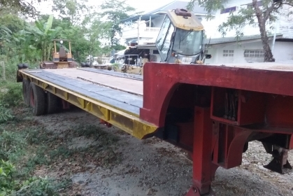 ขายรถบรรทุกแม็คโฮ หัวลาก ฮีโน่ FR608A EF550-300แรง 2เพา หางโลเบส 2เพา ลากแม็กโค 200-320 สภาพดีพร้อมใช้ ทะเบียนพร้อมโอน