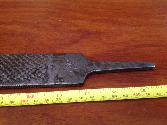 ขายตะไบบุ้งโบราณ ยาว 14" หนา 1 หุน หนัก 600 กรัม