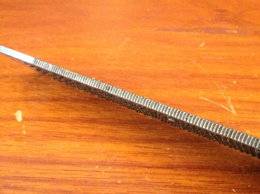 ขายตะไบบุ้งโบราณ ยาว 14" หนา 1 หุน หนัก 600 กรัม