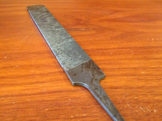 ขายตะไบบุ้งโบราณ ยาว 14" หนา 1 หุน หนัก 600 กรัม