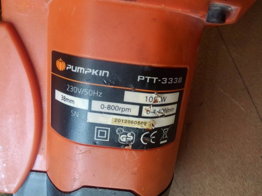 สว่านโรตารี่ 3ระบบ Pumkin PTT-3338 สว่านโรตารี่ 3ระบบ Pumkin PTT-3338