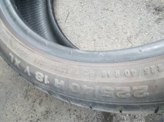 225/40R18 หน้า 245/35R18 หลัง Continental  ชุด 4 เส้น tel.081-427-3941 ไอดีไลน์  0814273941