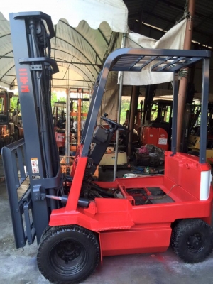 รถโฟล์คลิฟท์ไฟฟ้านิชิยู 1.8 ตันเสา 5.5 เมตร 3 ท่อนฟลูฟรี ญี่ปุ่น100\% รถโฟล์คลิฟท์ไฟฟ้านิชิยู 1.8 ตันเสา 5.5 เมตร 3 ท่อนฟลูฟรี ญี่ปุ่น100\%