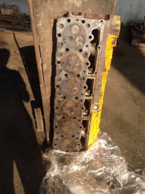 ขายฝาสูบรถแทรกเตอร์ D-5-D 43-Vหัวแชมเมอร์ ฝาบาง ฝานอกสภาพสวยมาก   ขายพร้อมฝาครอบวาวกระเดื่องวาว