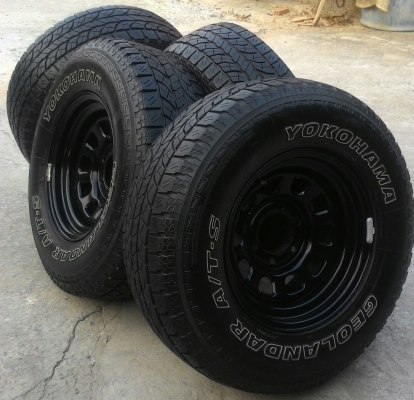 ขาย ยางAll 265/70/16พร้อมล้อลายRock