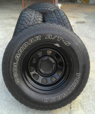 ขาย ยางAll 265/70/16พร้อมล้อลายRock