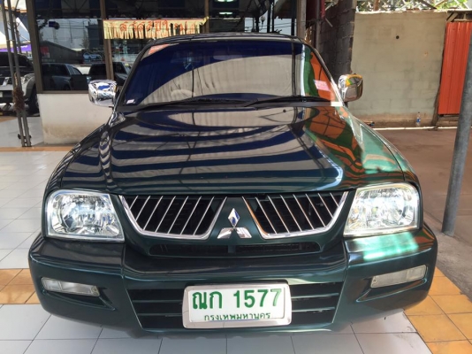 MitSuBiShi StraDa 2.5GL cab สีเขียว ปี2004 MitSuBiShi StraDa 2.5GL cab สีเขียว ปี2004