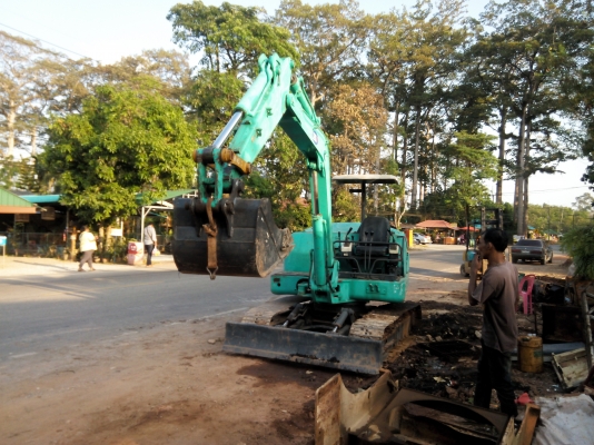 ขายรถแบคโฮ IHI 45 เอกสารอินวอย แทรคเหล็ก ราคา 450000