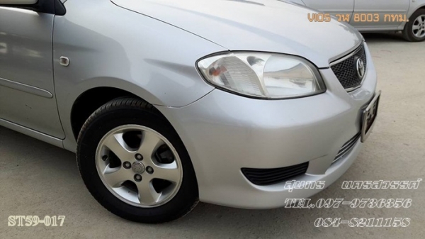 ขายด่วน TOYOTA, SOLUNA VIOS 1.5 E AIRBAG-ABS ปี03 เดิมๆ พร้อมใช้ ราคาสุดคุ้ม