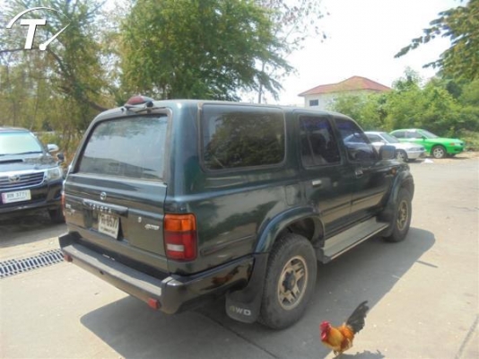 TOYOTA 4RUNNER 3.0 V6 4WD โฉม 95-00 สีเขียว เกียร์ออโต้ ติดแก๊ส LPG ทะเบียน 7ศ6577 กรุงเทพฯ