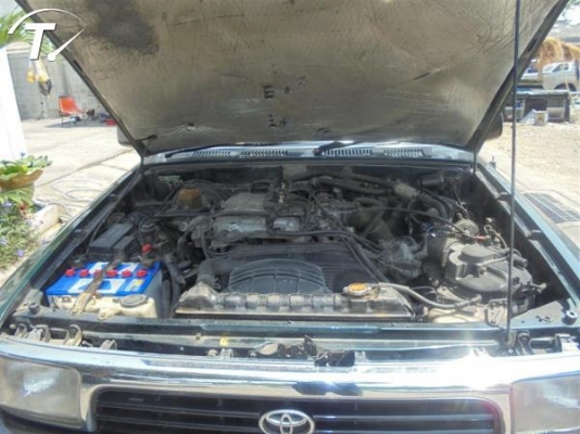 TOYOTA 4RUNNER 3.0 V6 4WD โฉม 95-00 สีเขียว เกียร์ออโต้ ติดแก๊ส LPG ทะเบียน 7ศ6577 กรุงเทพฯ
