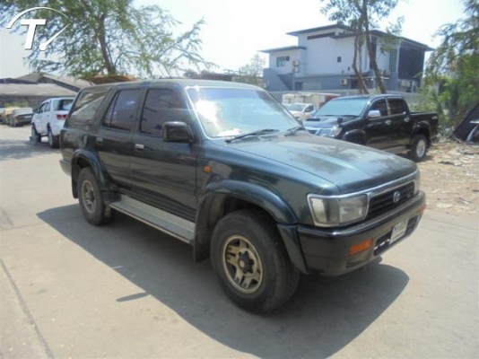 TOYOTA 4RUNNER 3.0 V6 4WD โฉม 95-00 สีเขียว เกียร์ออโต้ ติดแก๊ส LPG ทะเบียน 7ศ6577 กรุงเทพฯ