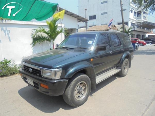 TOYOTA 4RUNNER 3.0 V6 4WD โฉม 95-00 สีเขียว เกียร์ออโต้ ติดแก๊ส LPG ทะเบียน 7ศ6577 กรุงเทพฯ