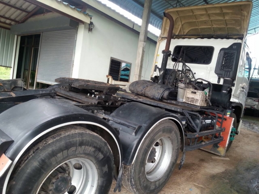 รถฮีโน่ 10 ล้อ หัวลาก FM1P 380 แรงม้า. ปี 55. ( รถวิ่ง 25x,xxx กม. ) , ( ขาย แม่ , ลูก )     สนใจติดต่อ   081 - 6079515