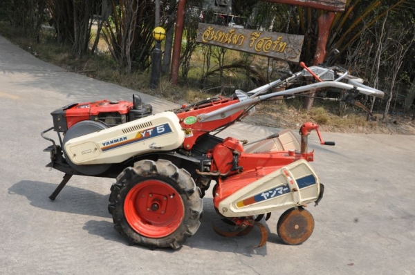 ขายรถพรวนดินYANMAR YT5 แรงดี ดีเซลสภาพสวยเดิมจากญี่ปุ่น มีเกียร์ 24,500เท่านั้น