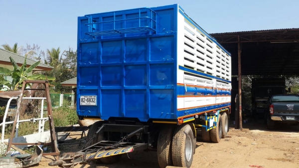 ขายด่วนลูกพ่วง3เพลาไม่ดั้มยาว7.20เมตรปี50สภาพพร้อมใช้สุดๆราคาโทร0856842587