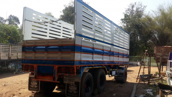 ขายด่วนลูกพ่วง3เพลาไม่ดั้มยาว7.20เมตรปี50สภาพพร้อมใช้สุดๆราคาโทร0856842587