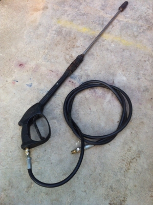 ปืนฉีดน้ำแรงดันสูง สแตนเลส งานเก่า ใช้งานปกติ