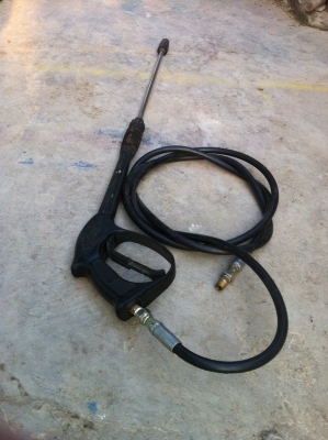 ปืนฉีดน้ำแรงดันสูง สแตนเลส งานเก่า ใช้งานปกติ