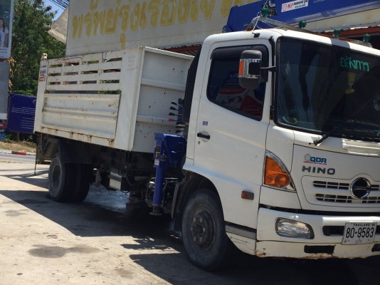 HINO 175 ดั้มติดเครน 3 ตันปีย์ สวยๆเดิมๆวิ่งไม่ถึง 6 พันกิโล ขายดาวน์