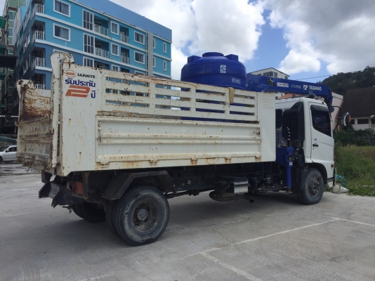 HINO 175 ดั้มติดเครน 3 ตันปีย์ สวยๆเดิมๆวิ่งไม่ถึง 6 พันกิโล ขายดาวน์