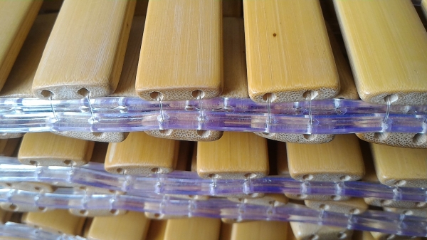 เสื่อไม้ไผ่ลดอการเจ็บหลังและช่วยเพิ่มการระบายอากาศปูบนพื้นหรือปูทับบนที่นอนวัสดุอืนๆช่วยป้องกันภูมิแพ้แบบถัดต่อเรียงกัน ขนาด 90 * 180 ซม.