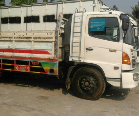 หกล้อ ฮีโน่ FG1J212ปี48ช่วงยาว6.50ม สภาพดีสวยพร้อมใช้งาน ทะเบียนพร้อมโอน