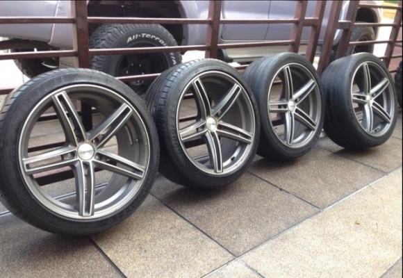 ล้อ Vossen ขอบ18 สภาพสวยมาก ไม่มีซ่อม 5รู114 หน้า 8 นิ้ว ET42 หลัง 9นิ้ว ET40 พร้อมยาง ราคาไม่แพง ล้อ Vossen ขอบ18 สภาพสวยมาก ไม่มีซ่อม 5รู114 หน้า 8 นิ้ว ET42 หลัง 9นิ้ว ET40 พร้อมยาง ราคาไม่แพง