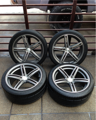 ล้อ Vossen ขอบ18 สภาพสวยมาก ไม่มีซ่อม 5รู114 หน้า 8 นิ้ว ET42 หลัง 9นิ้ว ET40 พร้อมยาง ราคาไม่แพง ล้อ Vossen ขอบ18 สภาพสวยมาก ไม่มีซ่อม 5รู114 หน้า 8 นิ้ว ET42 หลัง 9นิ้ว ET40 พร้อมยาง ราคาไม่แพง