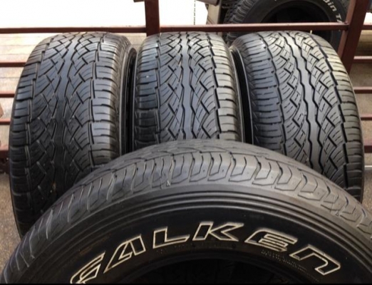 ยาง All Falken 265 65 17 สิ้นปี12 ดอกเต็ม พร้อมใช้งาน ราคาไม่แพง