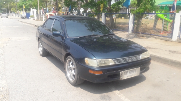 TOYOTA COROLLA 1.3 GLI EE101 ตัวสุดท้ายก่อนเปลี่ยนโฉม รถเดิมบ้านสวยไม่เคยติดแก๊ส เครื่องเสียงเป็นแสนพึ่งจะติดใหม่ๆ