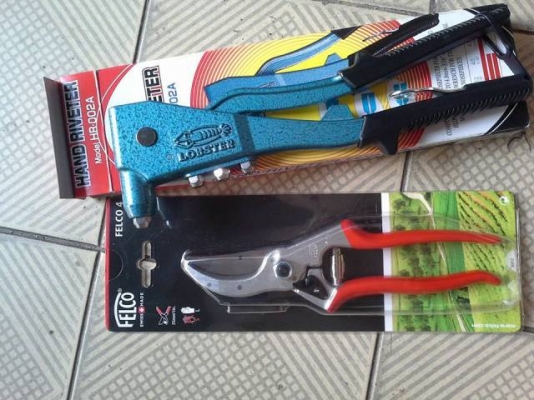 ขายคีมยิงรีเว็ทตรากุ้งญี่ปุ่นLOBSTER HR-002A Made in Japan.