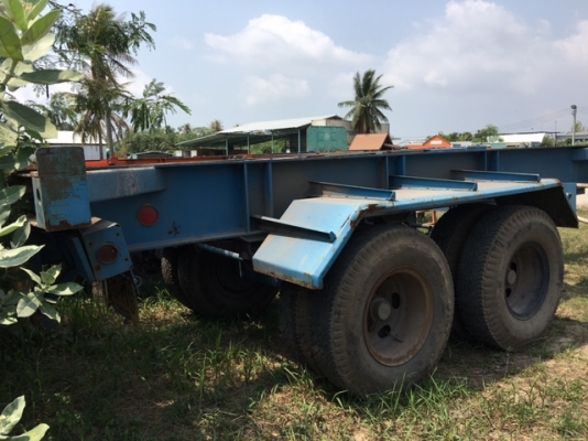 ขายด่วน หางเทรลเลอร์ก้างปลา 40 ฟุต 2 เพลา