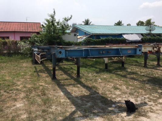 ขายด่วน หางเทรลเลอร์ก้างปลา 40 ฟุต 2 เพลา