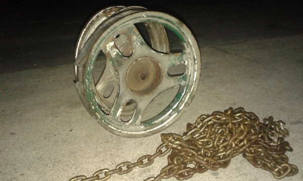 ล้อรถป๊อบ ดีโอ และโซ่ 5 เมตร