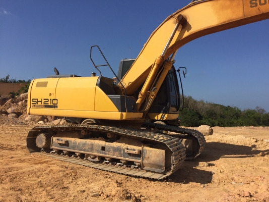 รถขุดSH210-5...SUMITOMO ทำงาน 7777 ชม.เอกสารเล่มทะเบียน สภาพสวย..(มี2คัน)