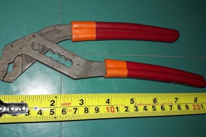 ขายคีมคอม้าปากขยายได้กว้างงานเก่าTAPARIA Made in India.