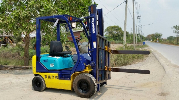 ขายด่วนรถยกKOMATSU FG15-16ยก1.5ตันเสาสูง3เมตรงาหมูน360องศาชั่วโม่งทำงานน้อยรถนอกเพิ่งนำเข้ามายังไม่เคยใช้งานในเมืองไทยเลย