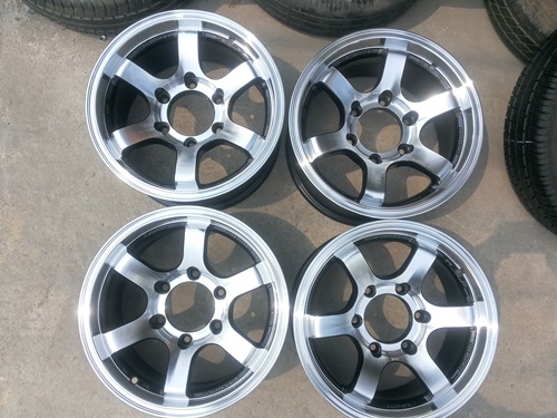 ขายล้อTE37 MonoBlack RX6 ขอบ15 6รู กว้าง7.5  4 ล้อ