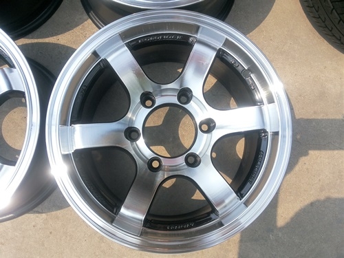 ขายล้อTE37 MonoBlack RX6 ขอบ15 6รู กว้าง7.5  4 ล้อ