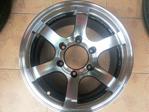 ขายล้อTE37 MonoBlack RX6 ขอบ15 6รู กว้าง7.5  4 ล้อ