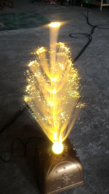 ชุดตันไม้เส้นไยเปลียนสีได้ เป็นเส้นไยใสแสงจะส่องผ่านมาจากข้างล่างสวยๆ