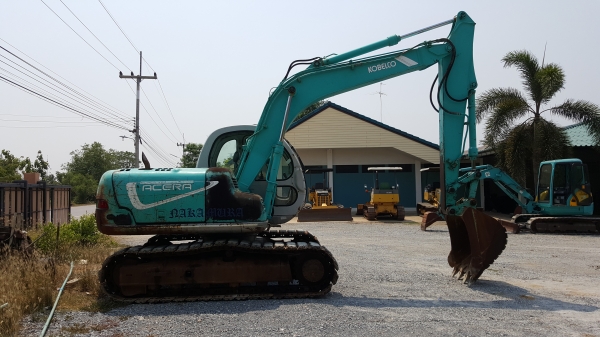kobelco sk 100-2 อาร์มยาวพิเศษราคาไม่แพง 5,000กว่าชั่วโมง