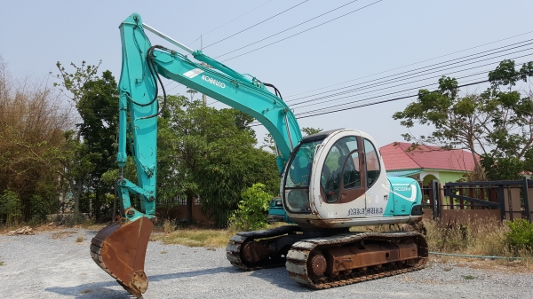 kobelco sk 100-2 อาร์มยาวพิเศษราคาไม่แพง 5,000กว่าชั่วโมง