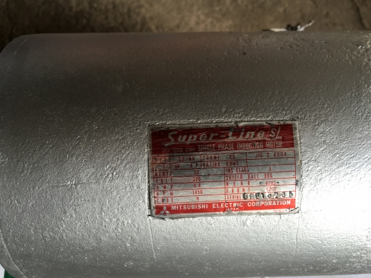 ขายมอเตอร์ ยี่ห้อMitsubishi 1/2hp สองสาย