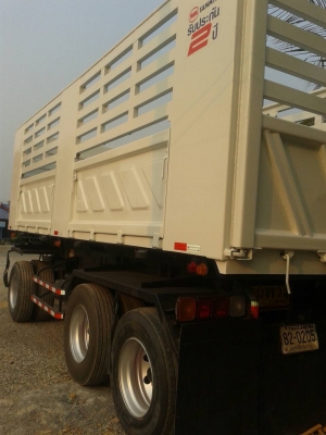 ขายหางพ่วงดั้ม3เพลา ดั้มสามมิตรปี56 ยาง80-\% หางสวยมากๆ