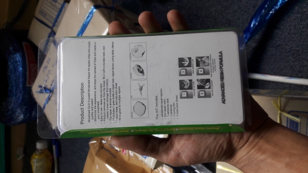 ชุดซ่อมกระจกกันร้าว โดนหินดีดใส่เป็นหลุม