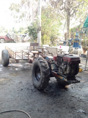 รถไถนั่งขับพร้อมกระแทะ เครื่อง 9.5 แรง พร้อมใช้งาน