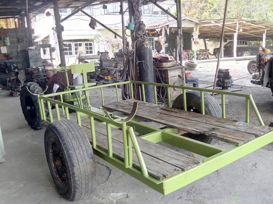 รถไถนั่งขับ พร้อมกระแทะ เครื่องคูโบต้า 9.5 แรง พร้อมใช้งาน