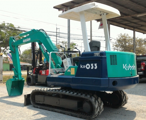 KUBOTA KX-033 เครื่อง 4สูบ สภาพสวยมาก ราคาถูก เก่าญี่ปุ่น พร้อมใช้งาน โทร.090-986-2521 อ๊อบ
